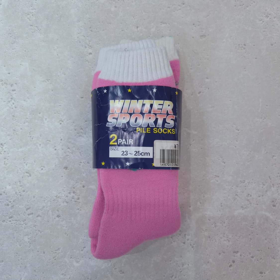 일본제 핑크 스키 캐릭터 겨울 양말 2P 상품이미지5