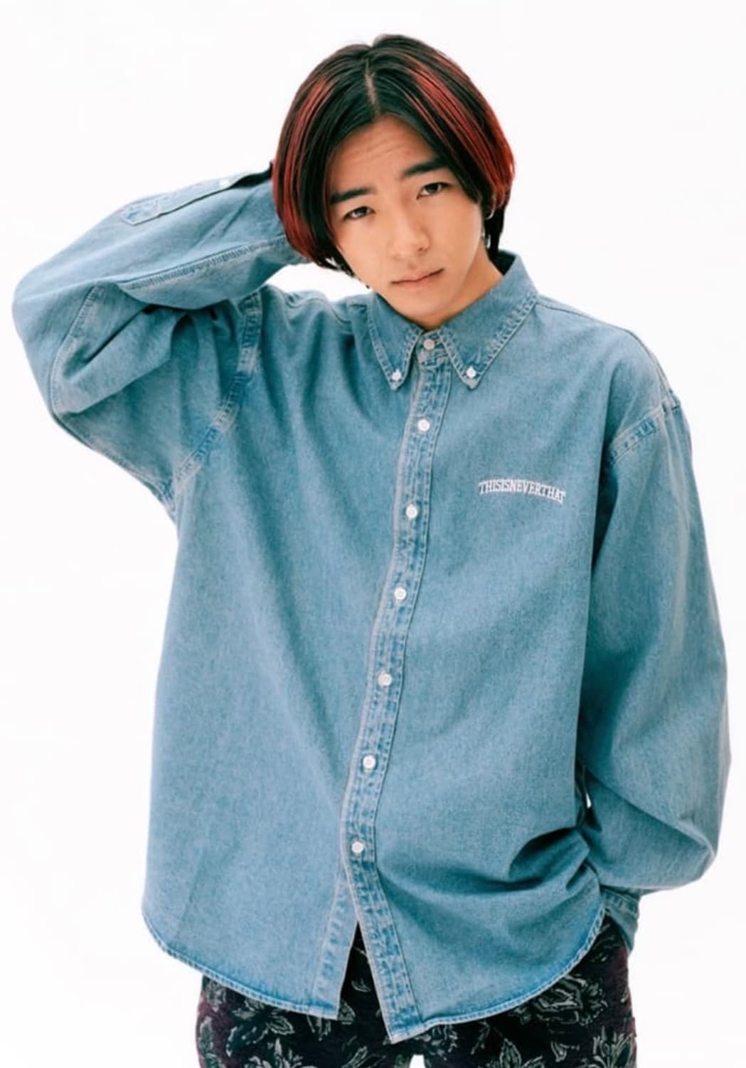 (S) 디스이즈네버댓 데님 셔츠 상품이미지7