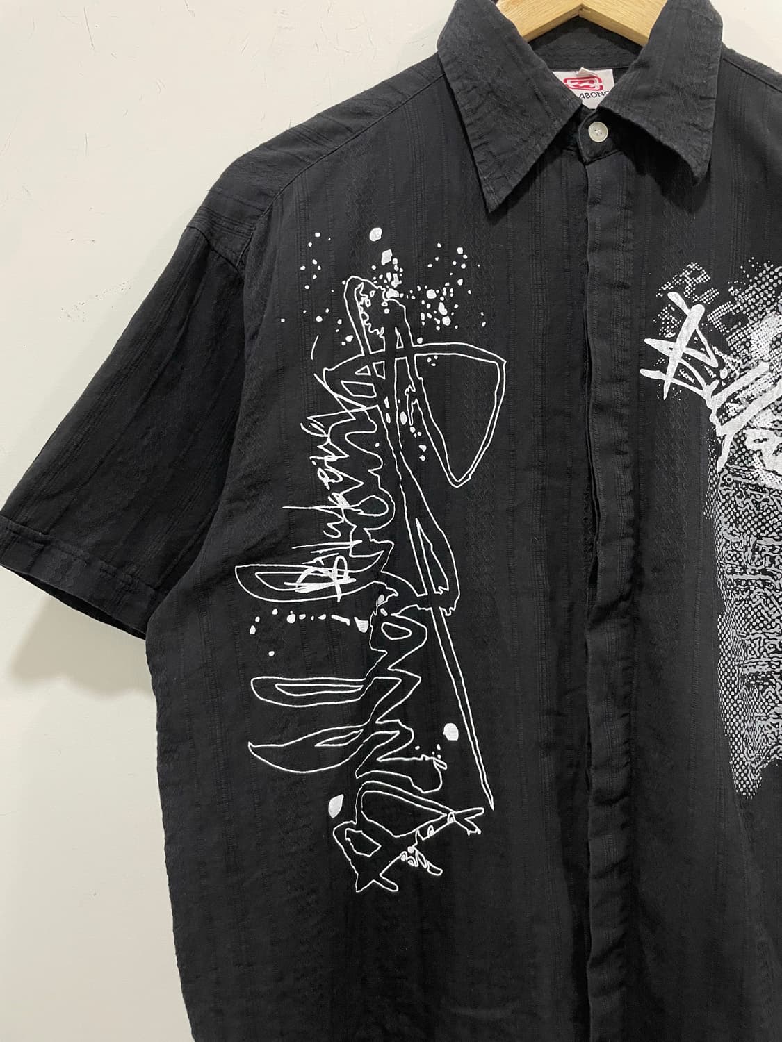 Billabong 빌라봉 Y2K 그래피티 프린팅 반팔셔츠 상품이미지9