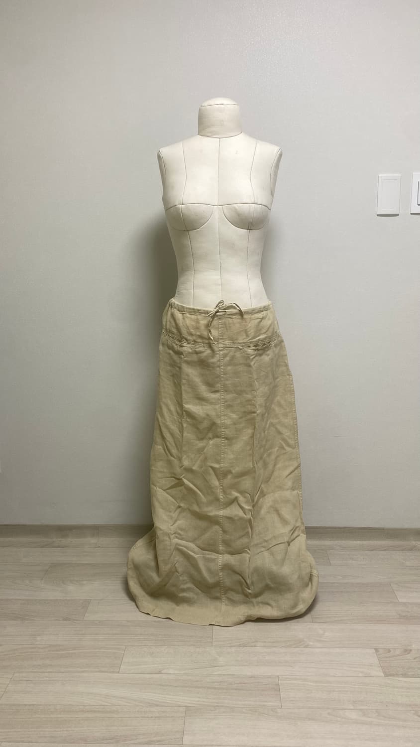 Beige Maxi Skirt 상품이미지1
