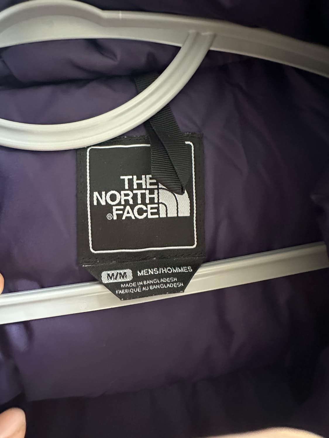 NORTHFACE 노스페이스 퍼플 중앙 로고 조끼 패딩 상품이미지7