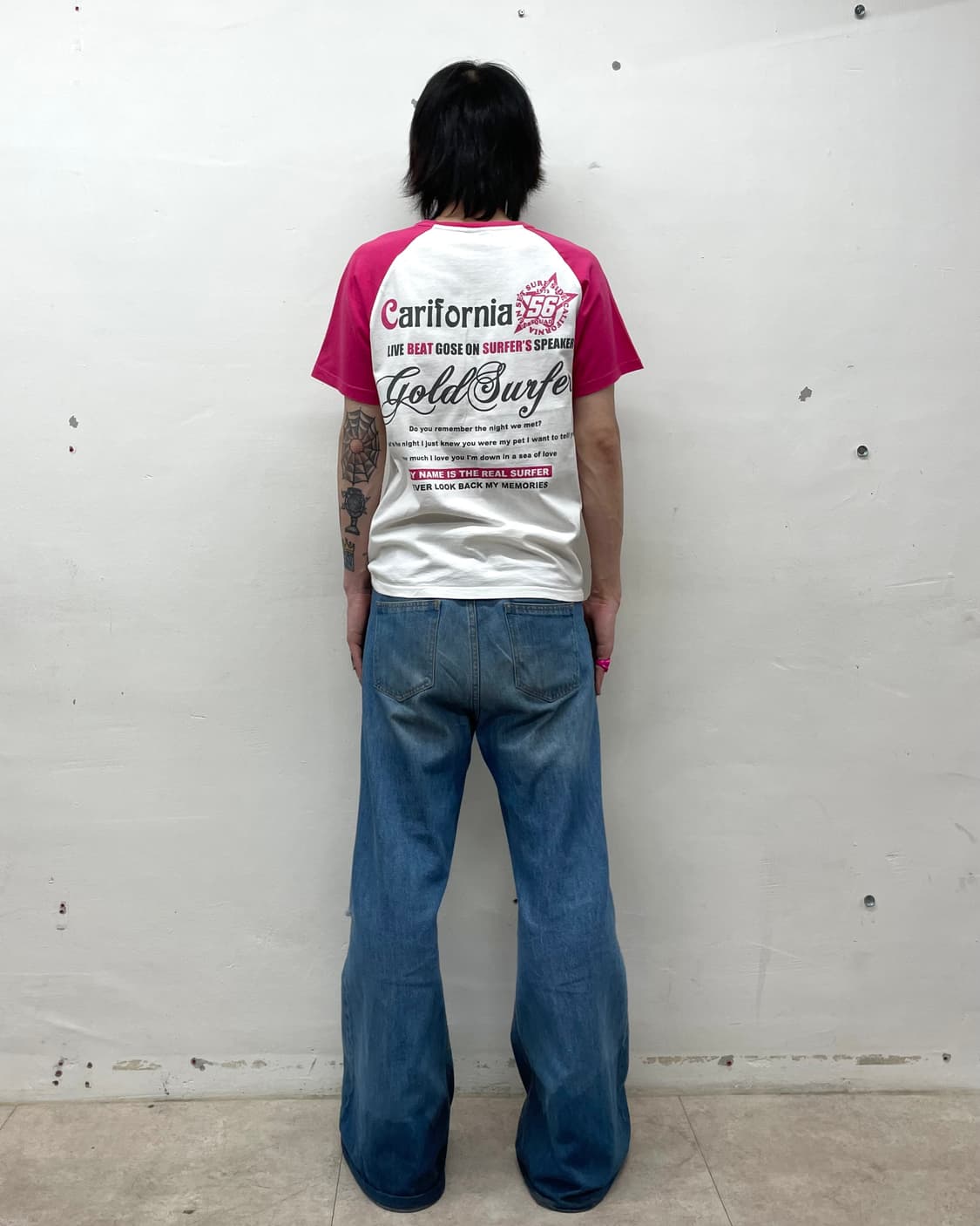 Glossy Pink Lettering T-Shirt  상품이미지7