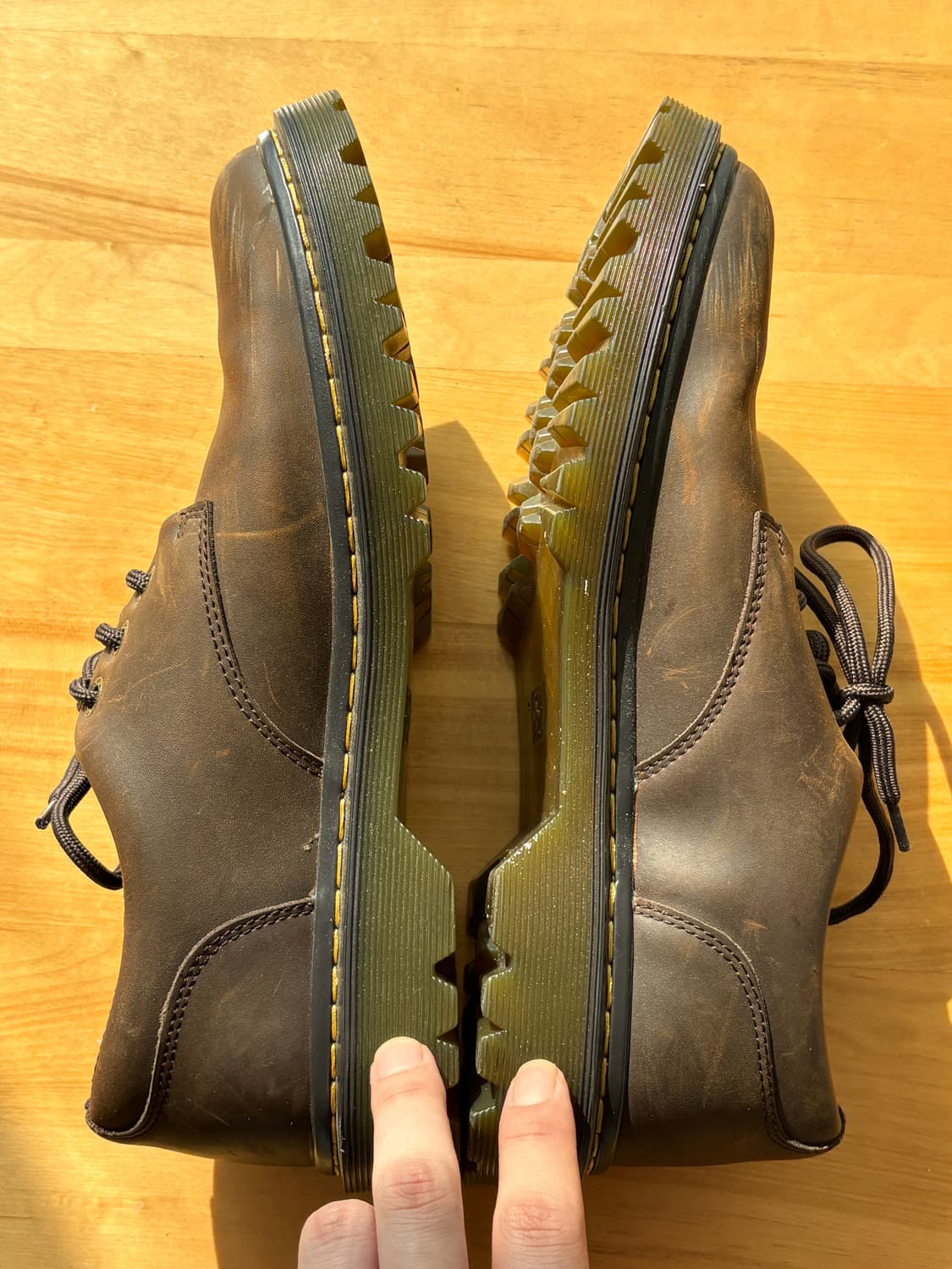 Vintage Dr.Martens KENT 브라운 레더 더비 UK9 상품이미지4