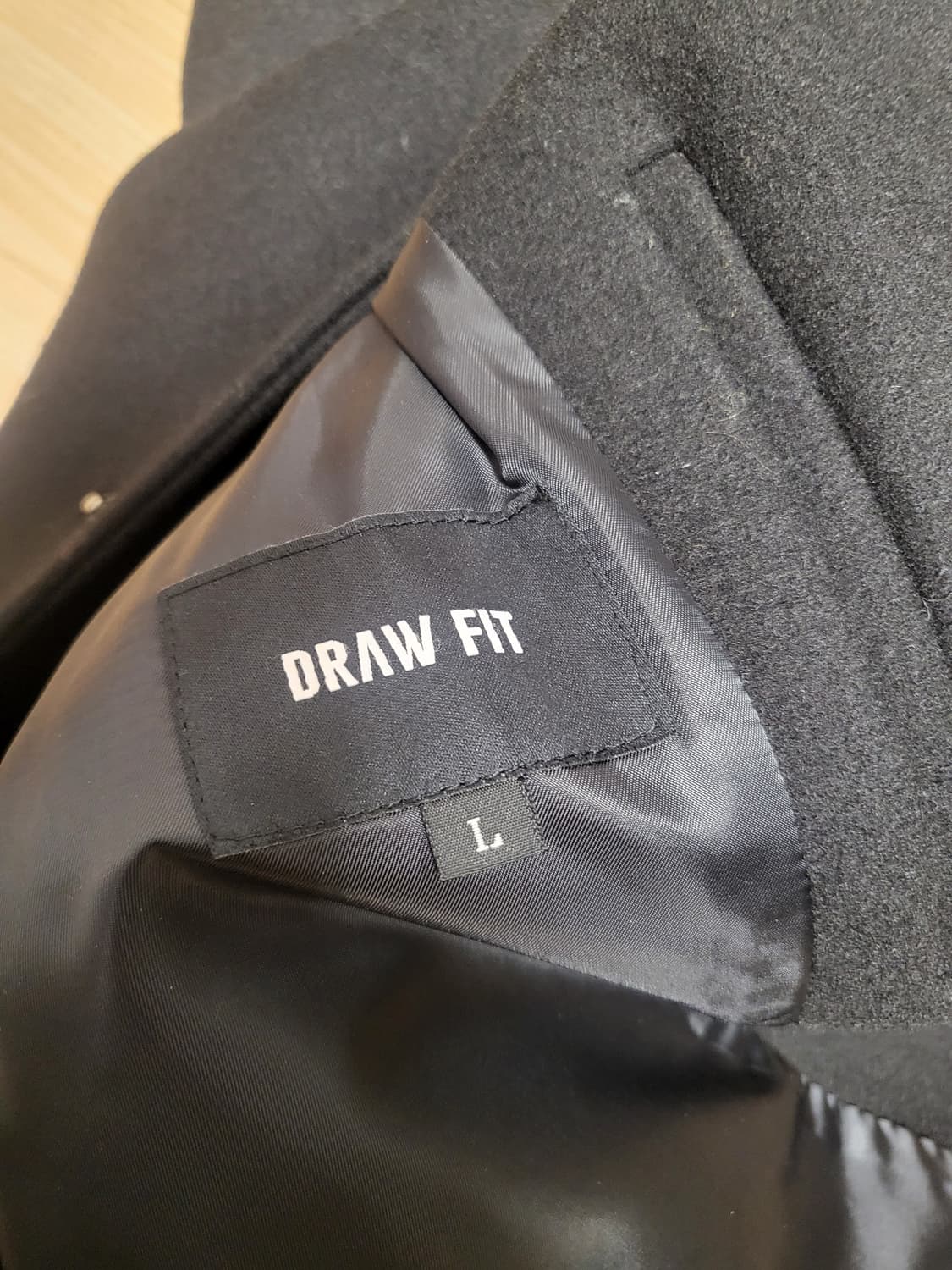 드로우핏 울 라이닝 바시티자켓[L] 상품이미지7