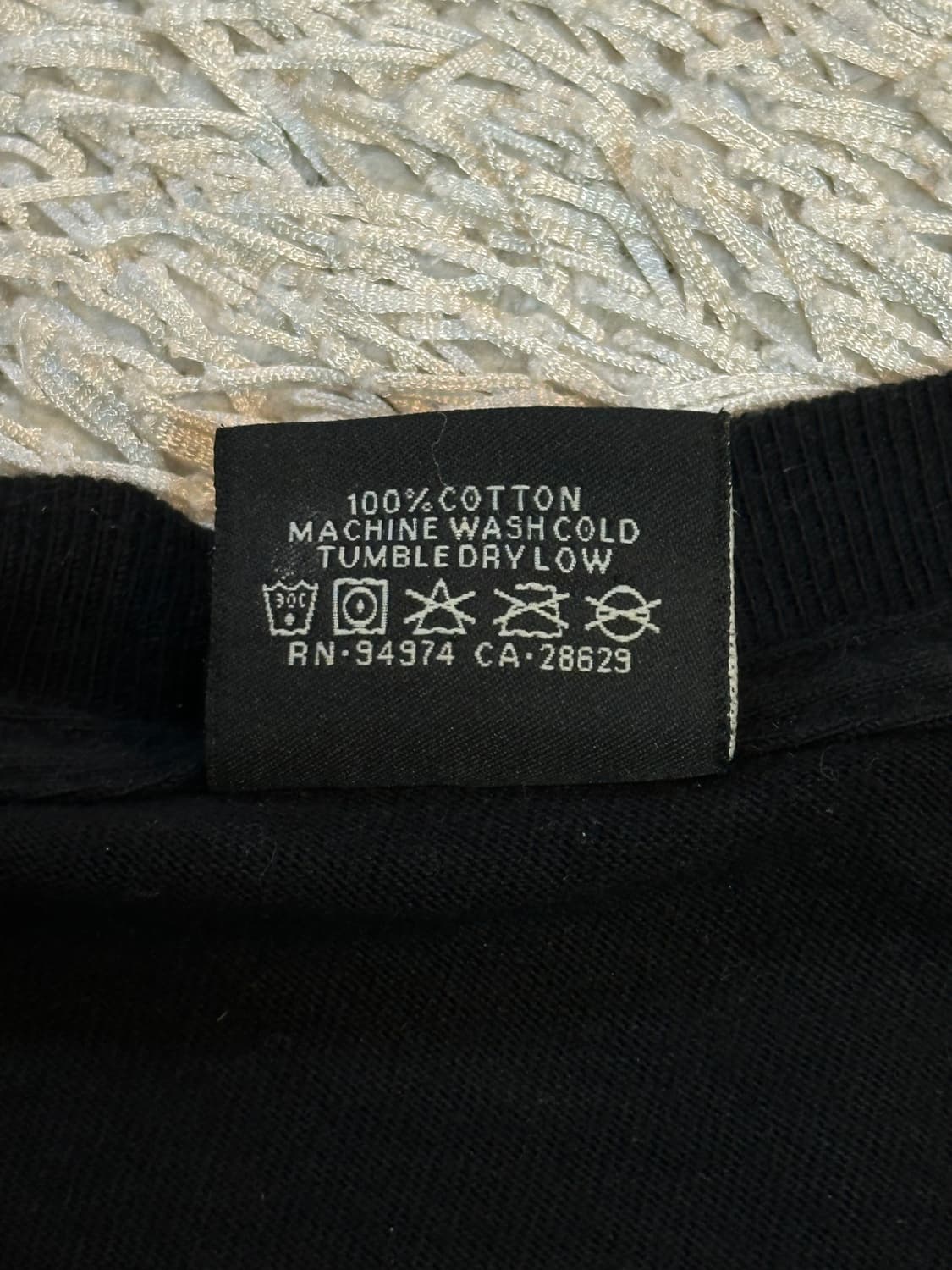 스투시 STUSSY 서프 스케이트 스컬 반팔 티셔츠 블랙 상품이미지7