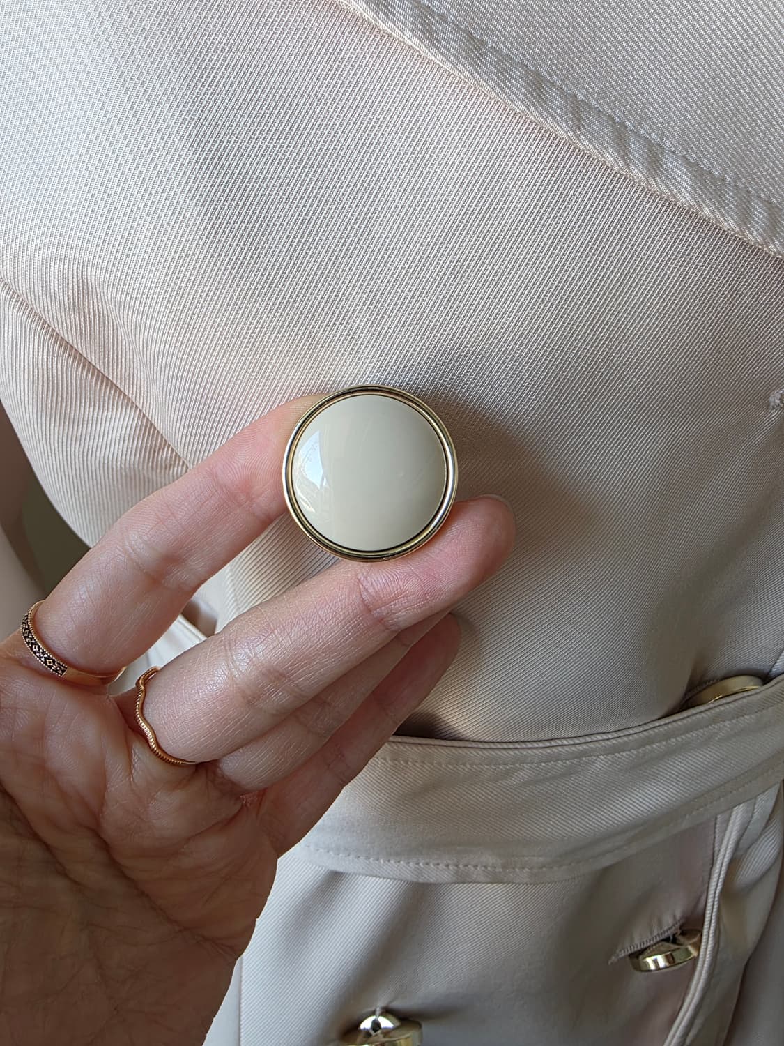 더블 버튼 트렌치 코트 상품이미지4