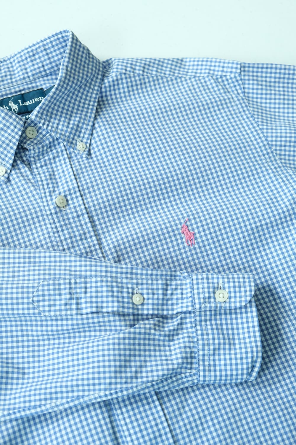 100 폴로 랄프로렌 깅엄 체크 셔츠 남방 상품이미지5