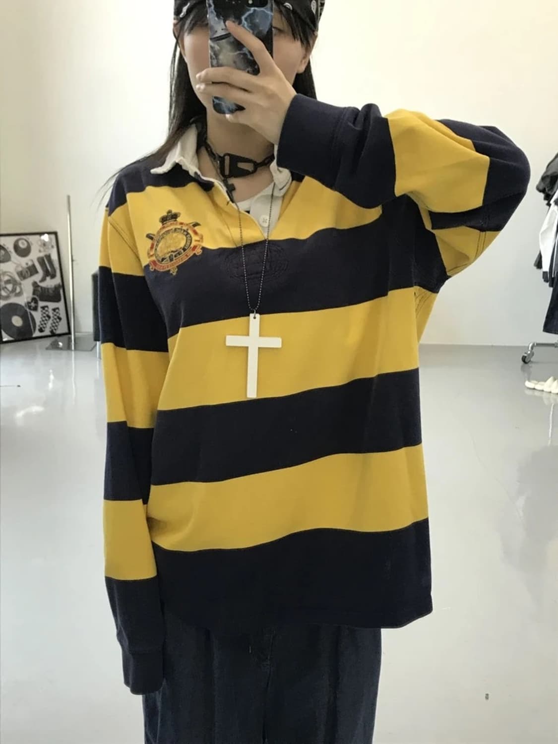 폴로 랄프로렌 스트라이프 럭비티 상품이미지2