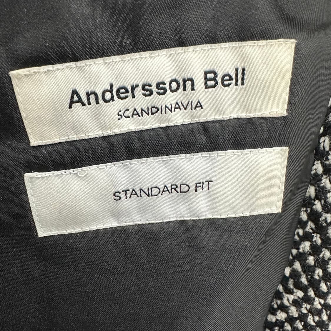 100 앤더슨벨 남자 스텐다드핏 울 블렌드 코트 상품이미지5