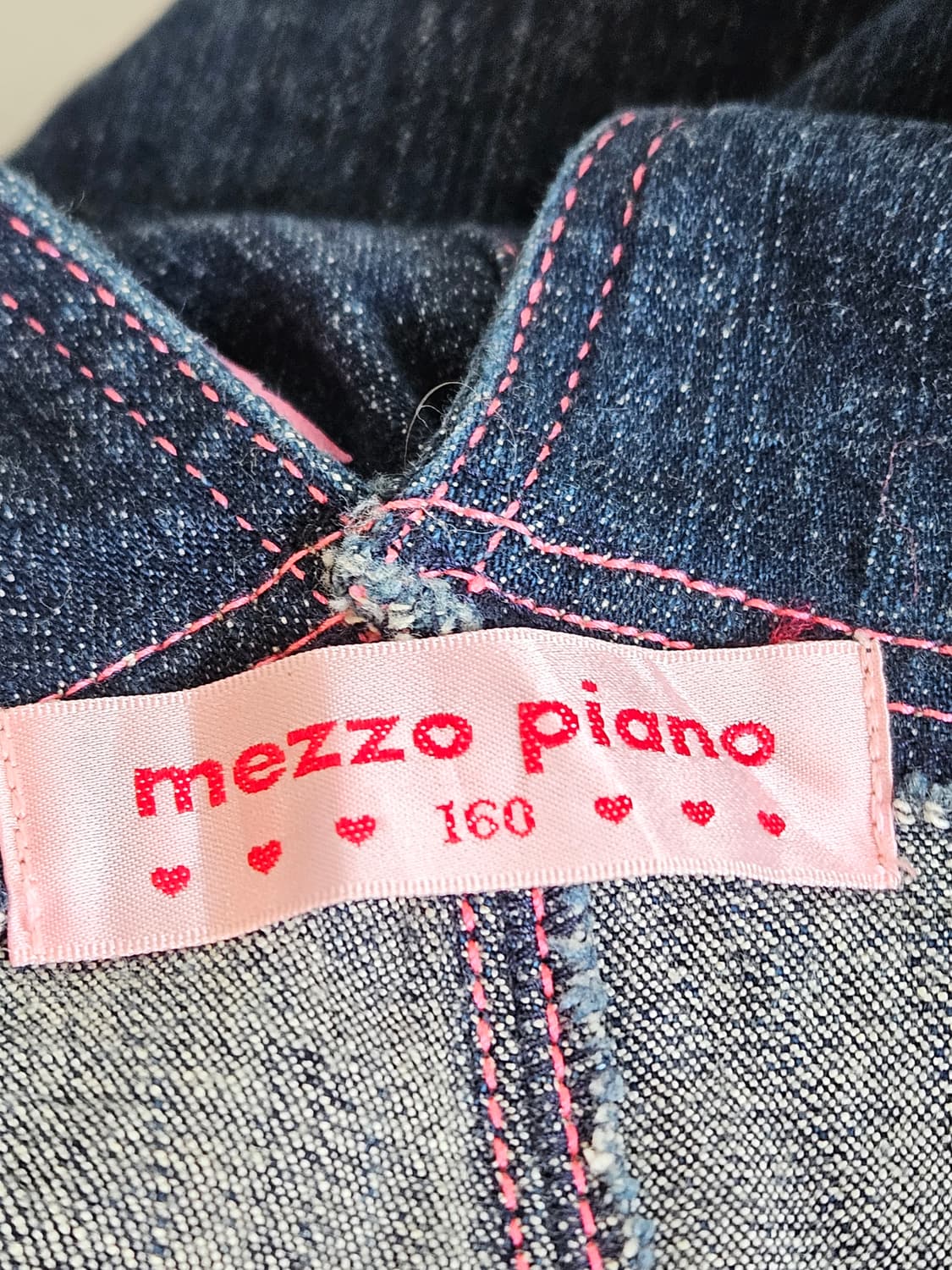 메조피아노(mezzo piano) 데님 오버롤 점프수트 상품이미지8