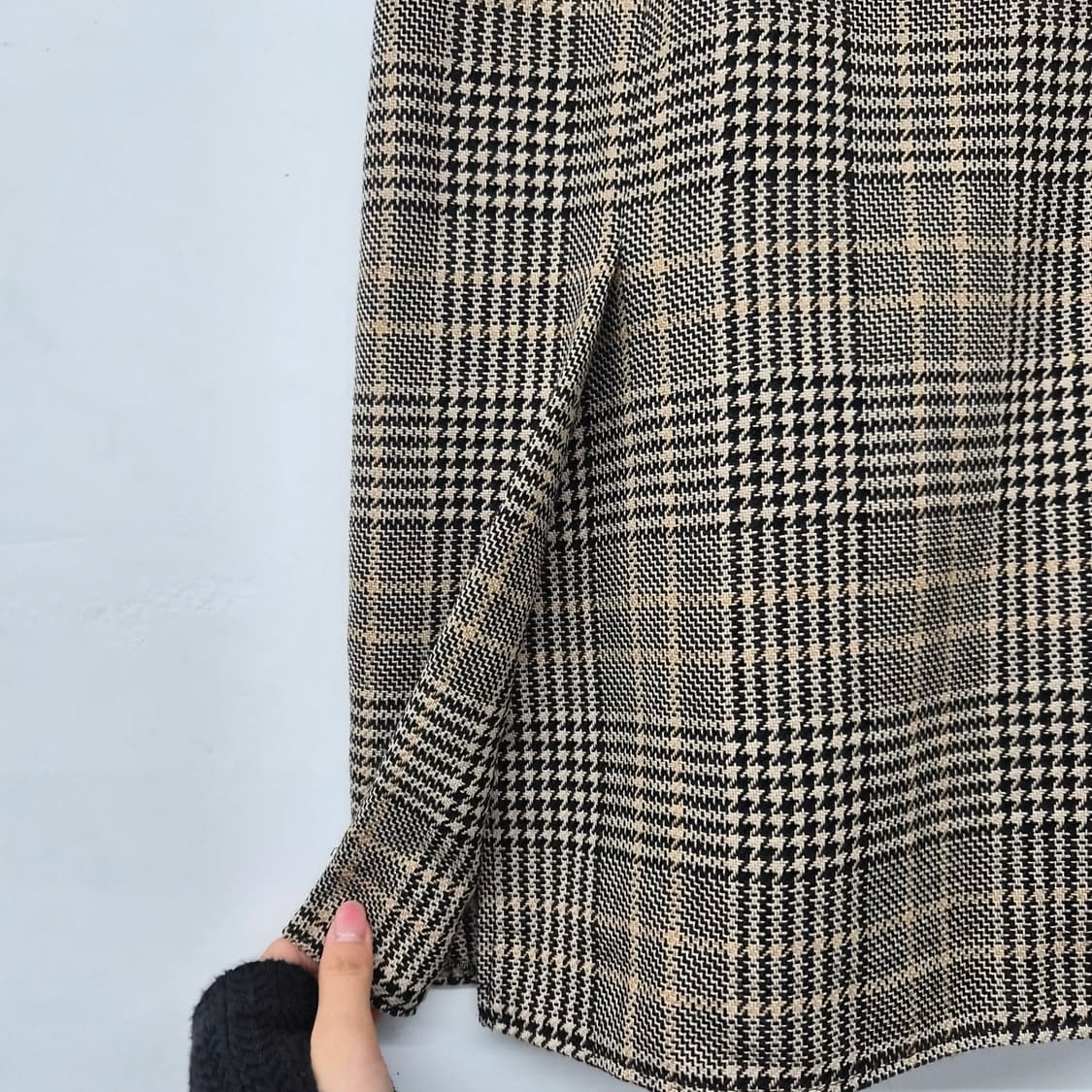 끌로에 체크 패턴 스커트 여성 24in 상품이미지2