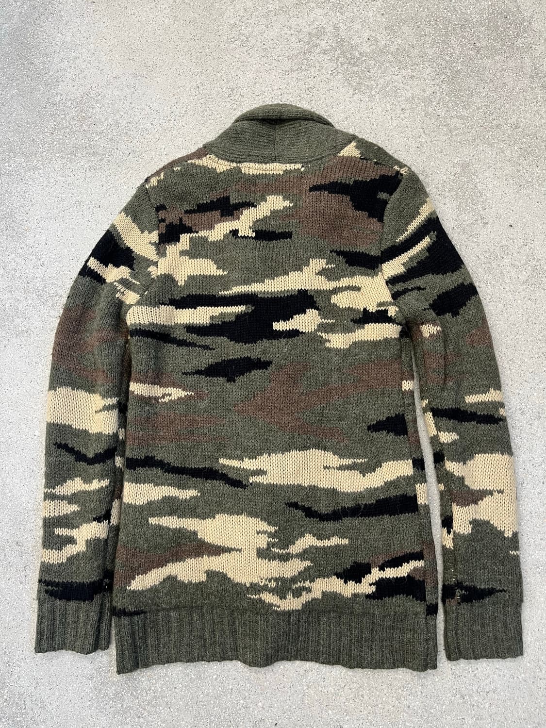 안티발리스틱 카모 니트 더플 가디건 상품이미지5