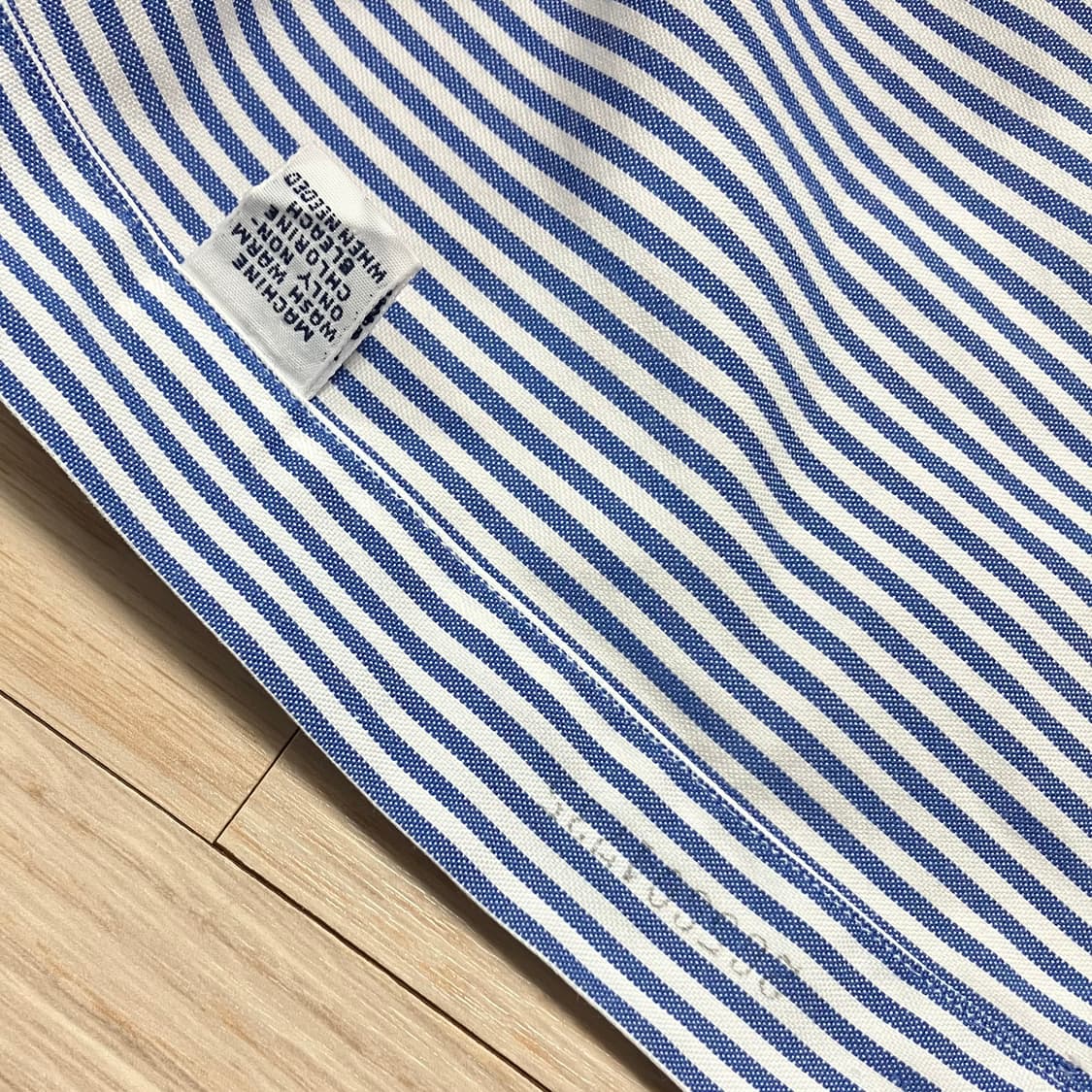 [Polo] 90s 폴로 랄프로렌 옥스포드 스트라이프 셔츠 야머스핏 상품이미지10