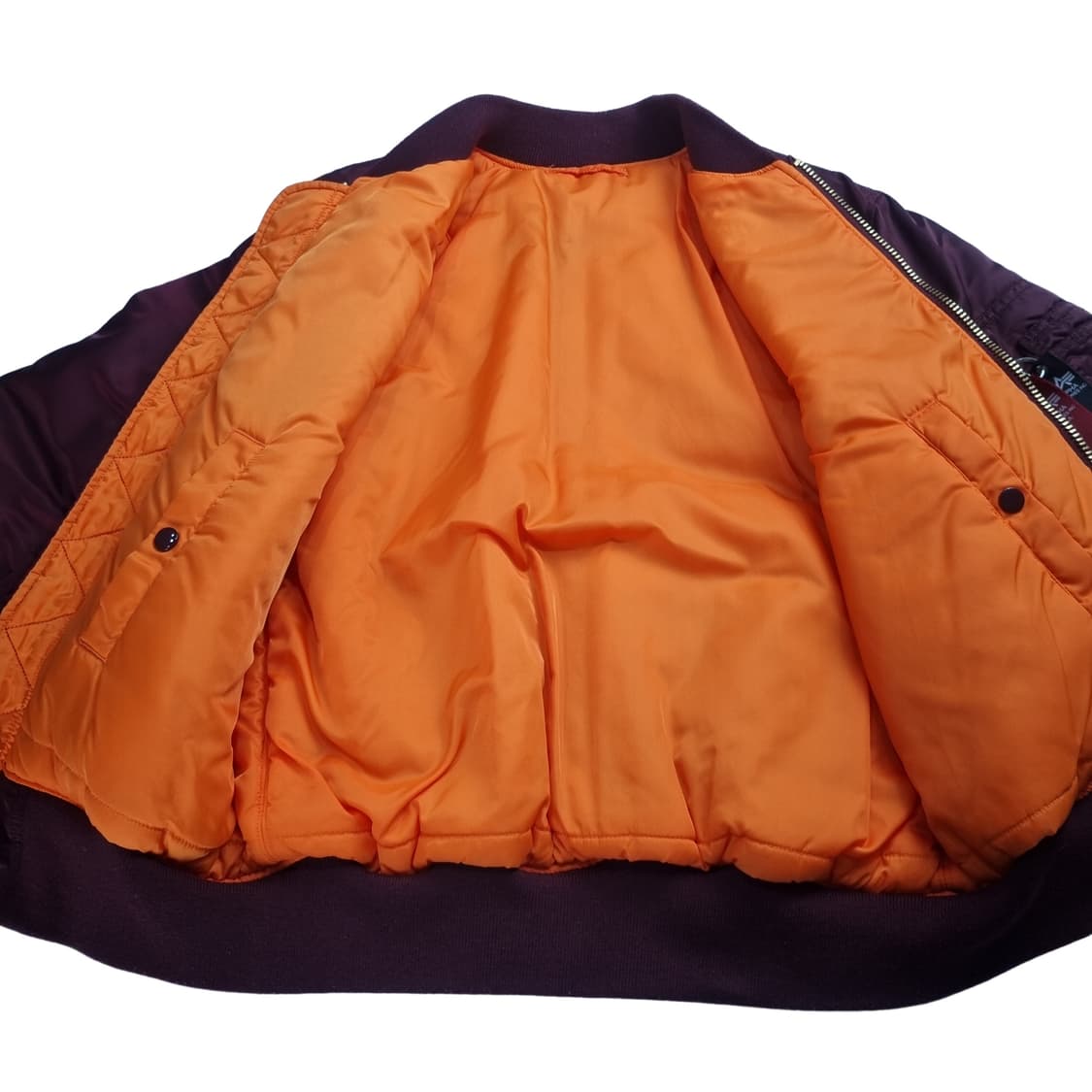 알파인더스트리 MA-1 항공점퍼 항공자켓 L 버건디 상품이미지3