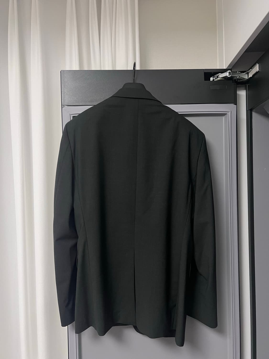 띠어리 뉴테일러 수트 셋업 정장 다크차콜 40 32 상품이미지3