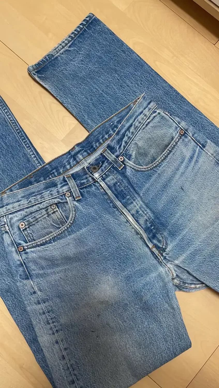 USA 80s, 리바이스 501 데님 팬츠 블랭크탭  상품이미지1