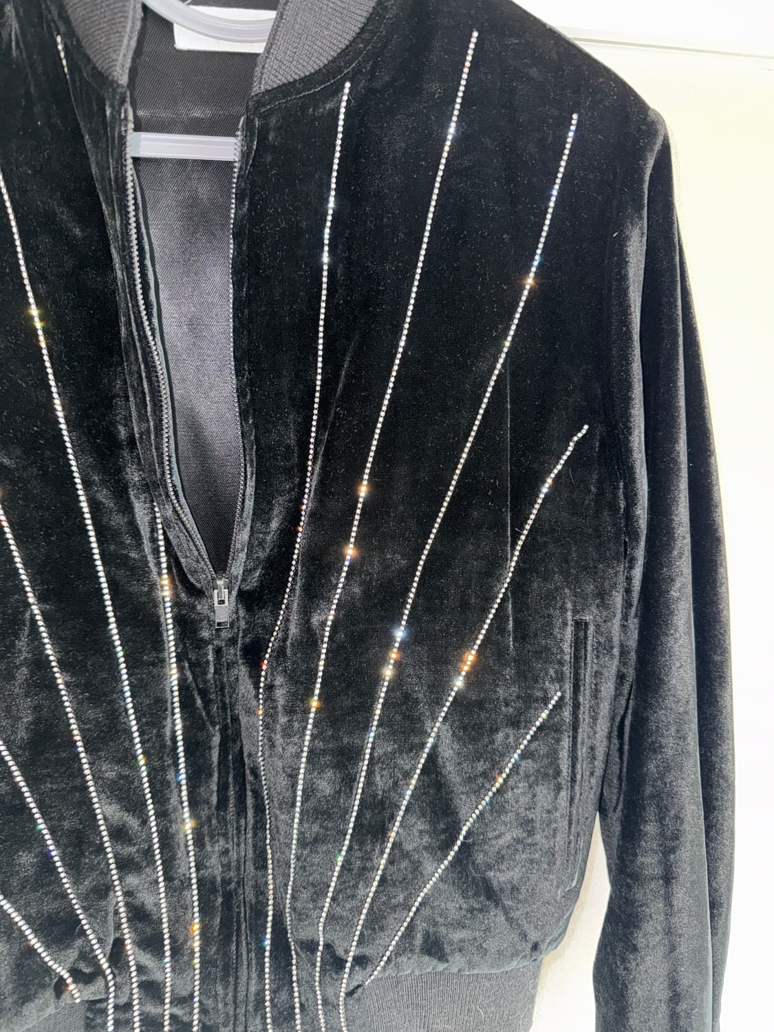 SAINT LAURENT - Velvet Blouson Jacket 상품이미지2