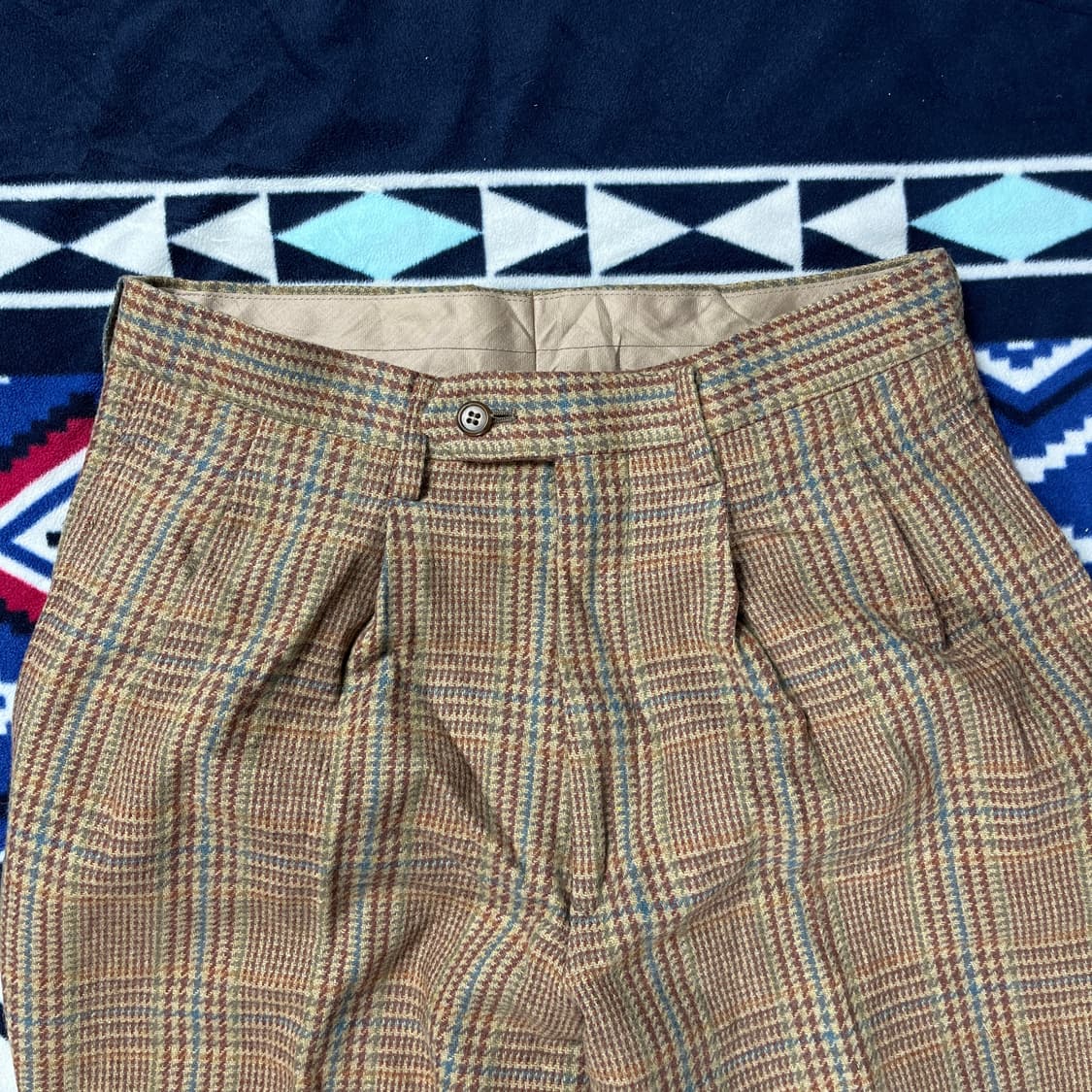 90sDELMARVA 빈티지 체크 카브라 팬츠(실측확인) 상품이미지3