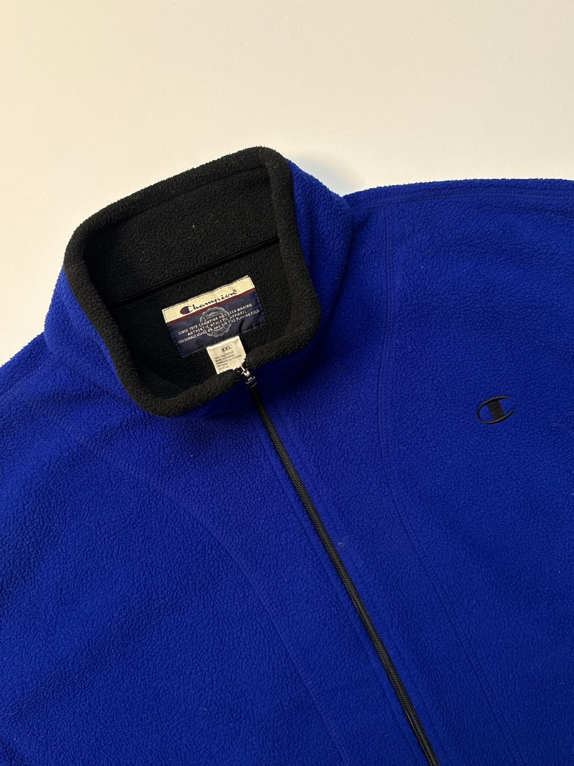 90-00s 챔피온 오션블루 플리츠 베스트 상품이미지2