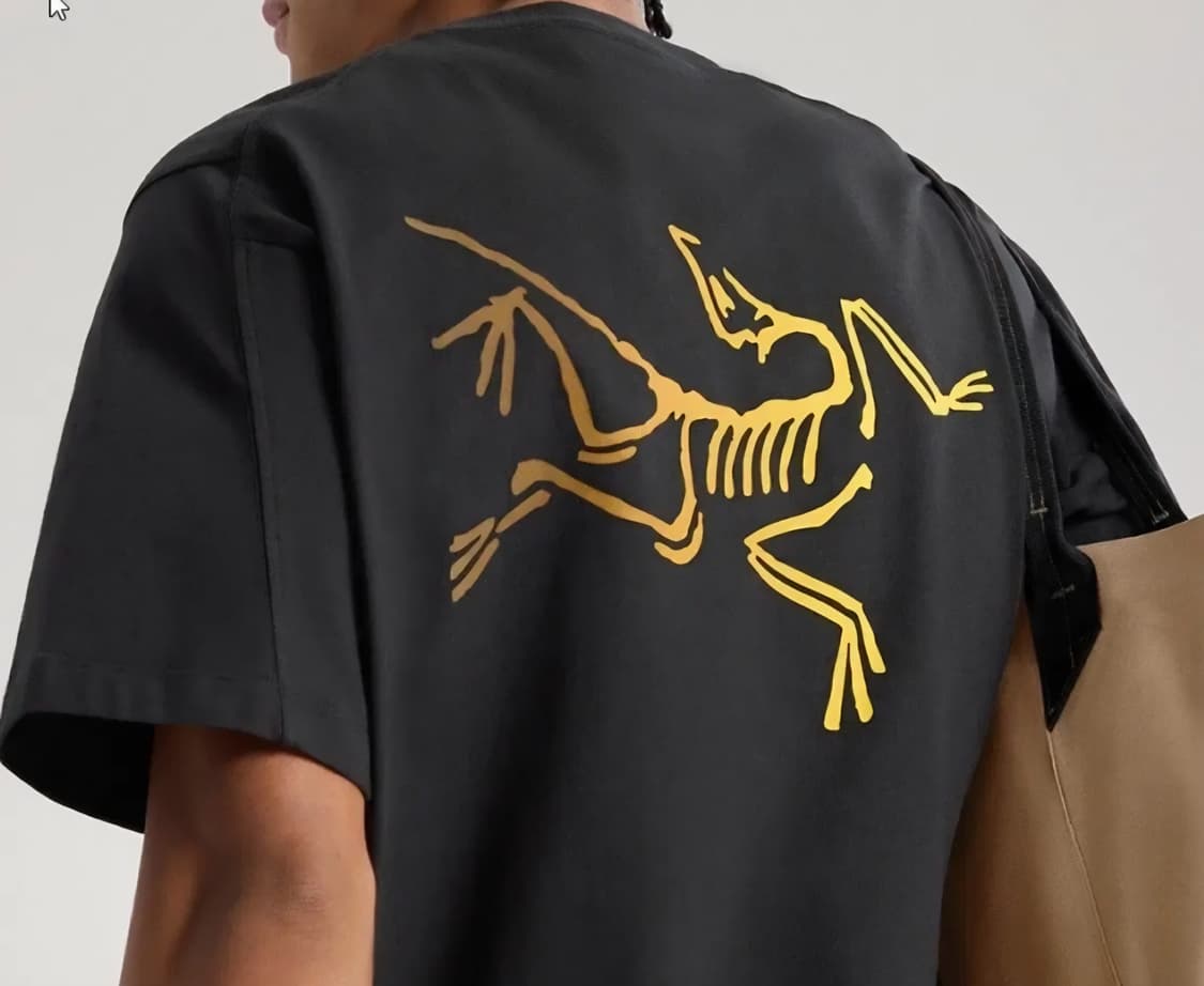 아크테릭스 빅로고 반팔티셔츠 블랙 XL(새상품) 상품이미지2