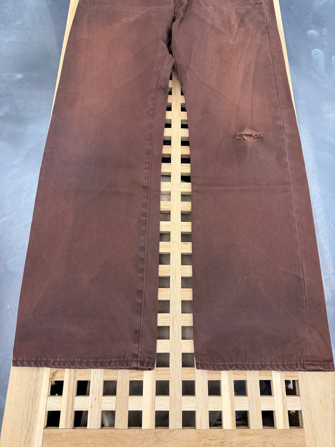 ANACHRONORM FADED BROWN 아나크로놈 페이드 워크팬츠 상품이미지4