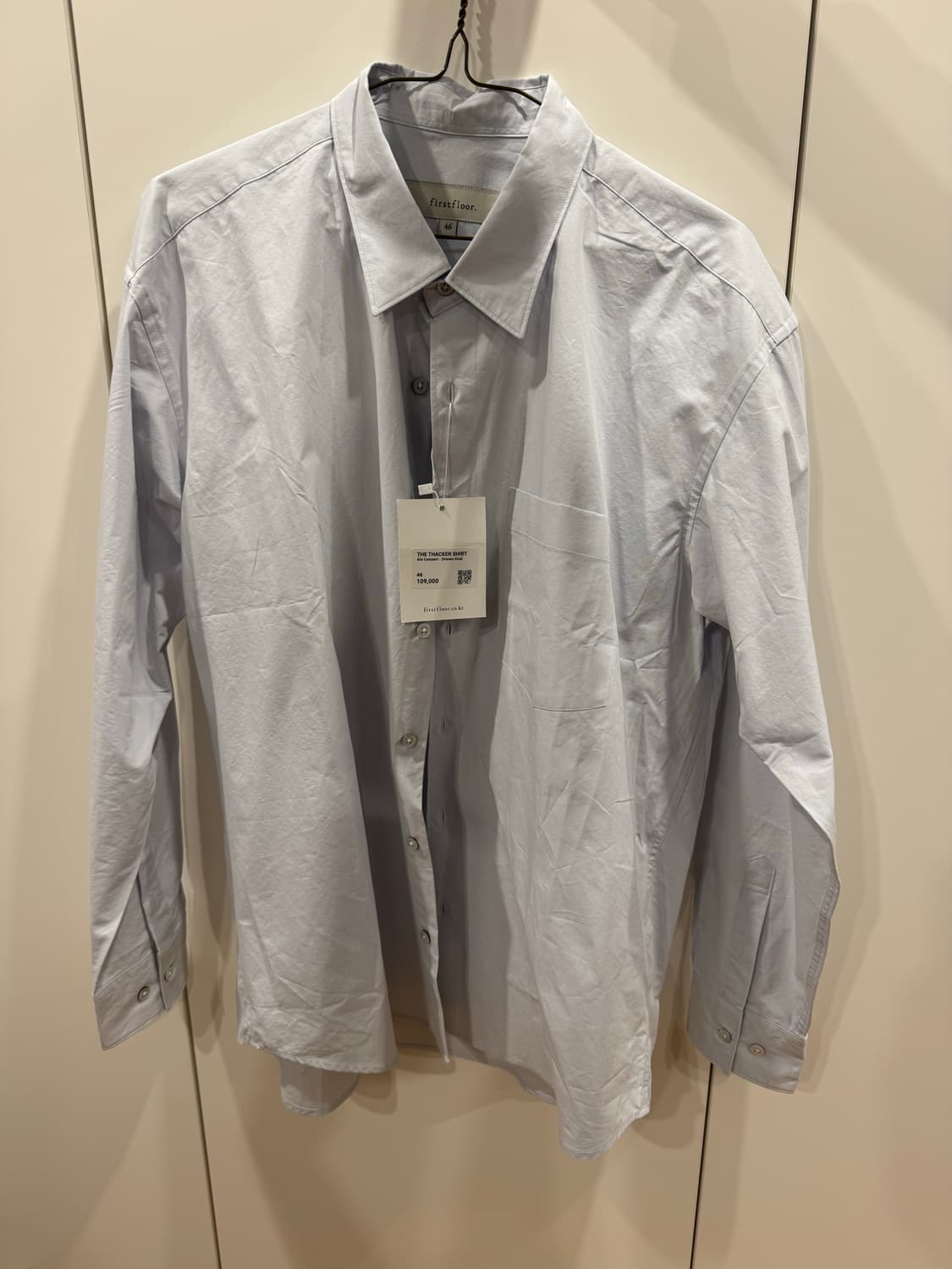 퍼스트플로어 새커셔츠 워터리블루 46 상품이미지2