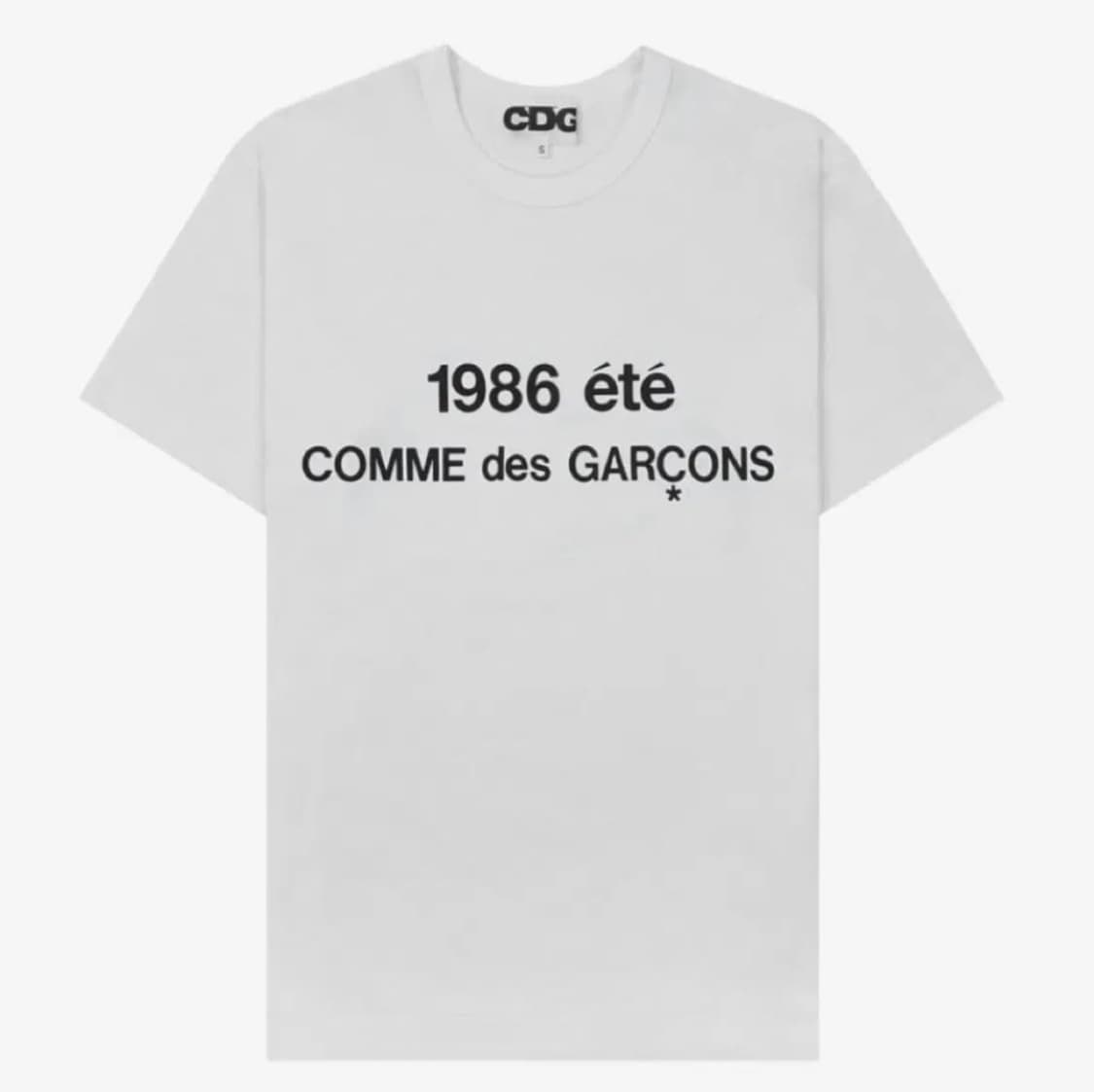 꼼데가르송 1986반팔 s 상품이미지1