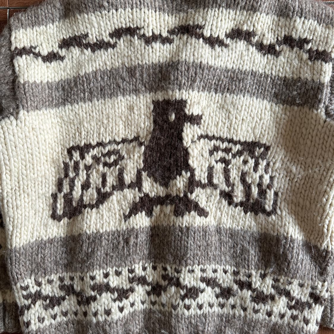 80-90’s Ca Dumaus cowichan cardigan 상품이미지5