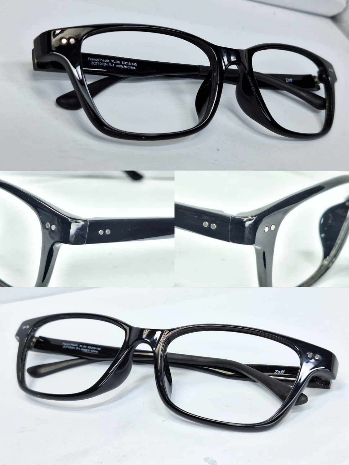 조프 Zoff ZC71005H 사각 뿔테 안경 안경테/빈티지 y2k 패션 상품이미지9
