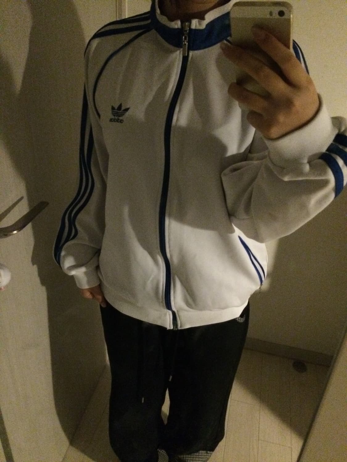 아디다스 90s 흰파 져지 집업 상품이미지10