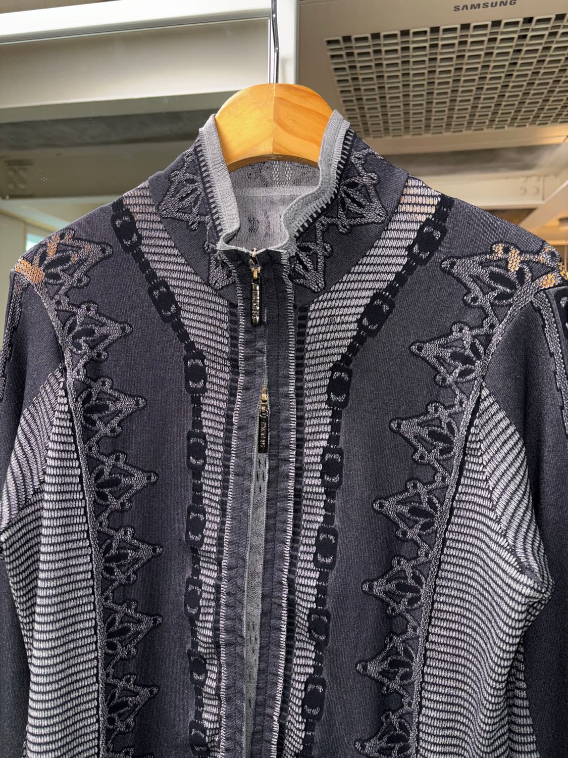 히로코 비스 니트 집업 자켓 상품이미지6