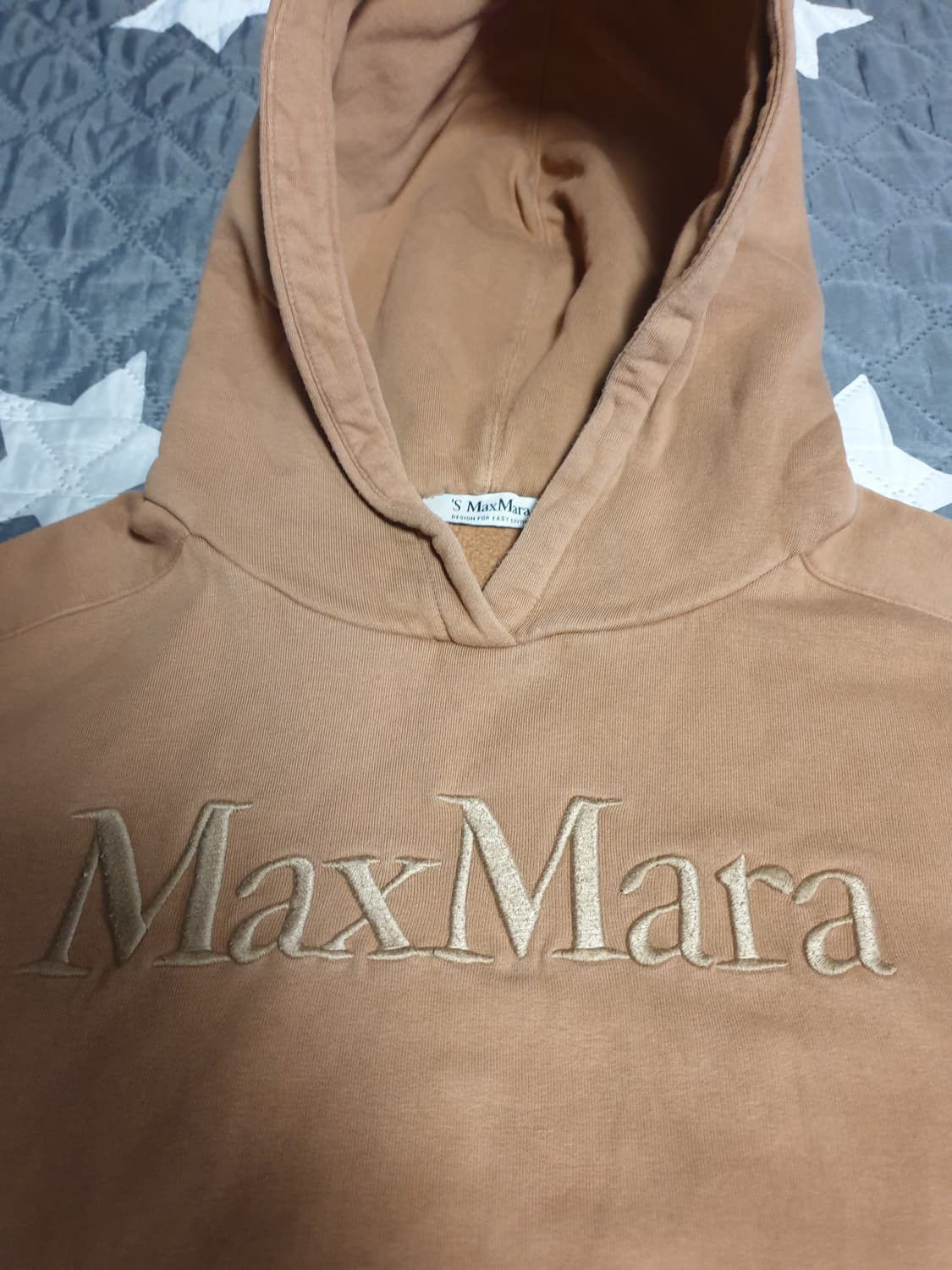 (정품) S막스마라 댄디 코튼 저지 후드티 카멜 (M) 상품이미지2