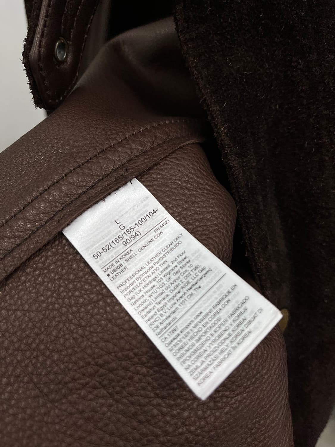 110) 바나나리퍼블릭 신형 스웨이드 필드자켓  상품이미지8