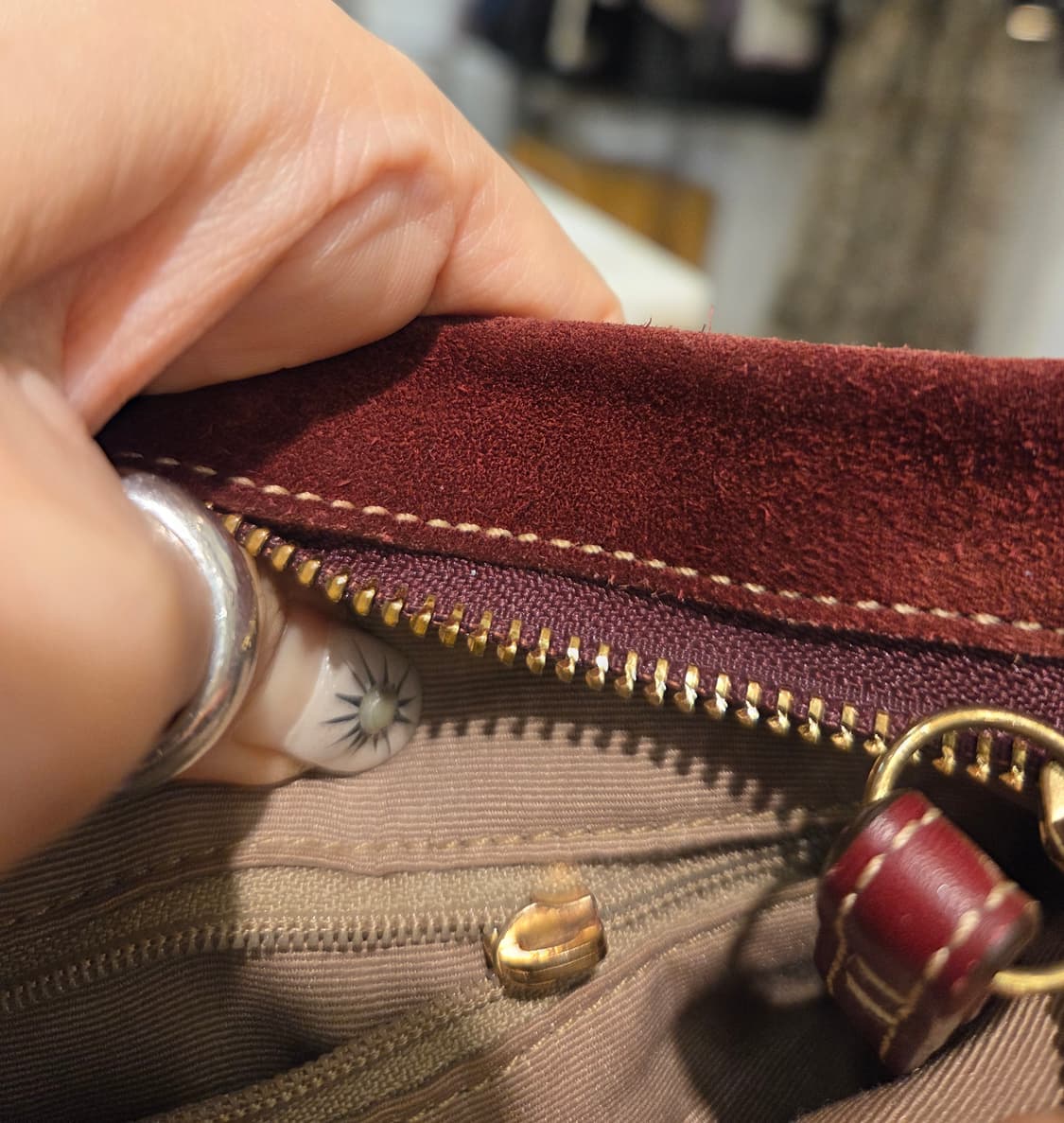 COACH 코치 스웨이드 미니백 상품이미지9