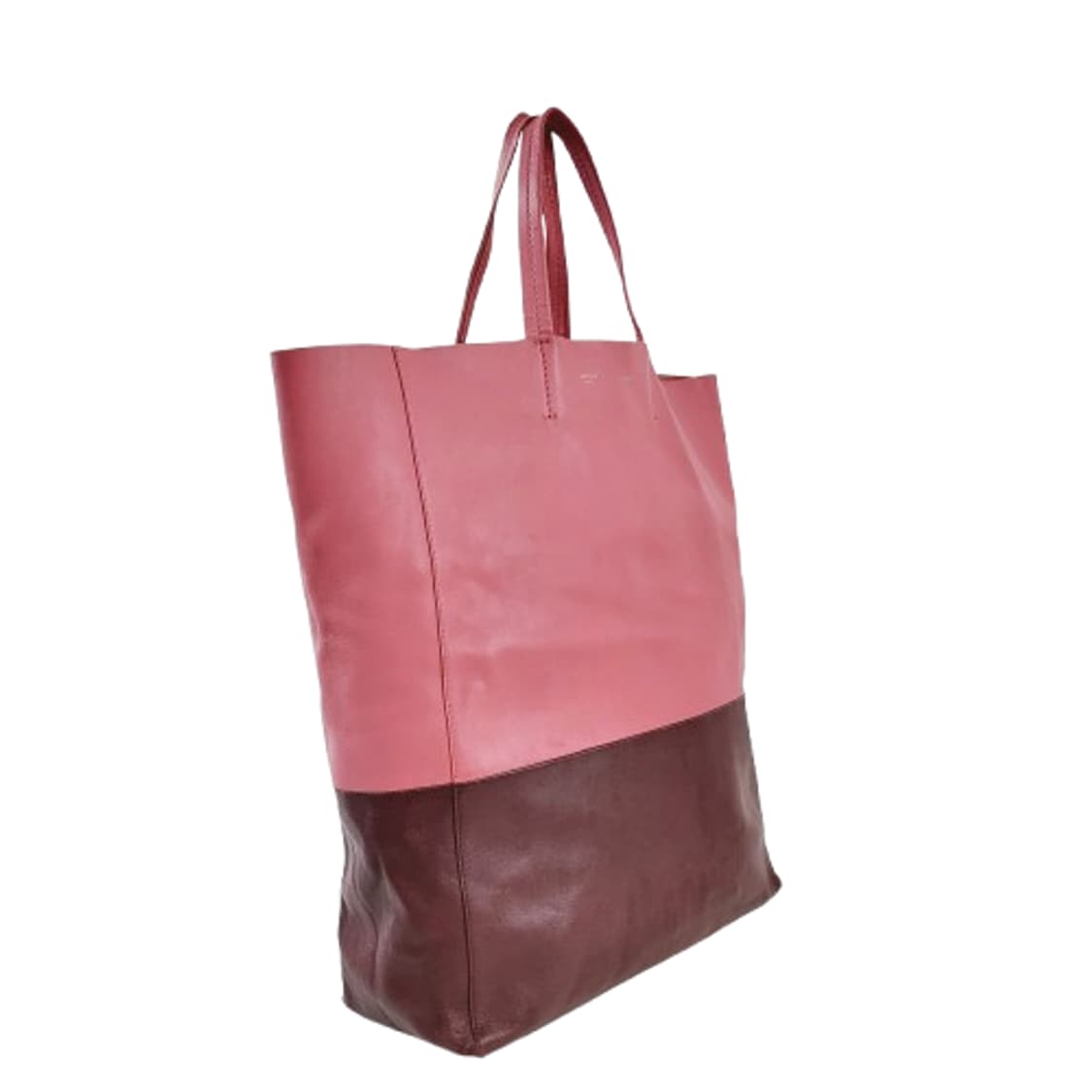 정품 셀린느 투톤 컬러 램스킨 카바스 팬텀 토트백 상품이미지2