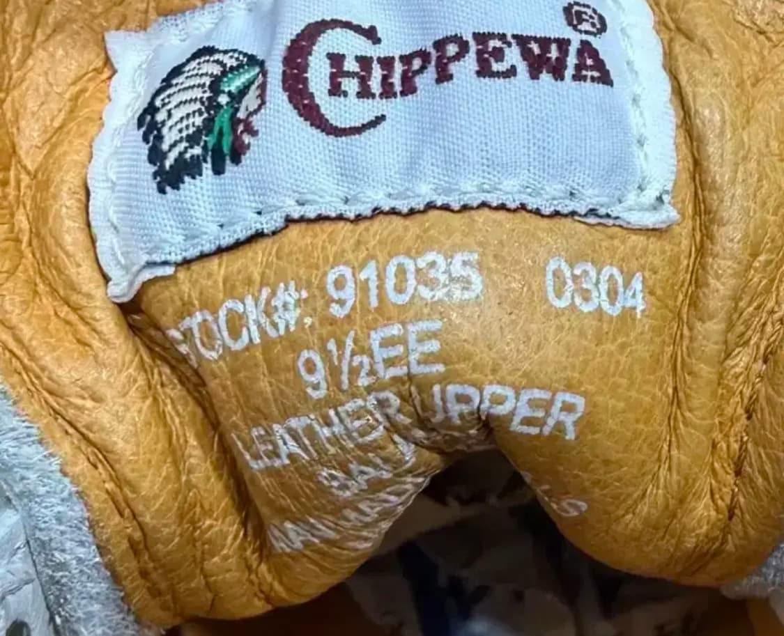 치페와 화이트 몽키부츠 9.5EE(275) 상품이미지5