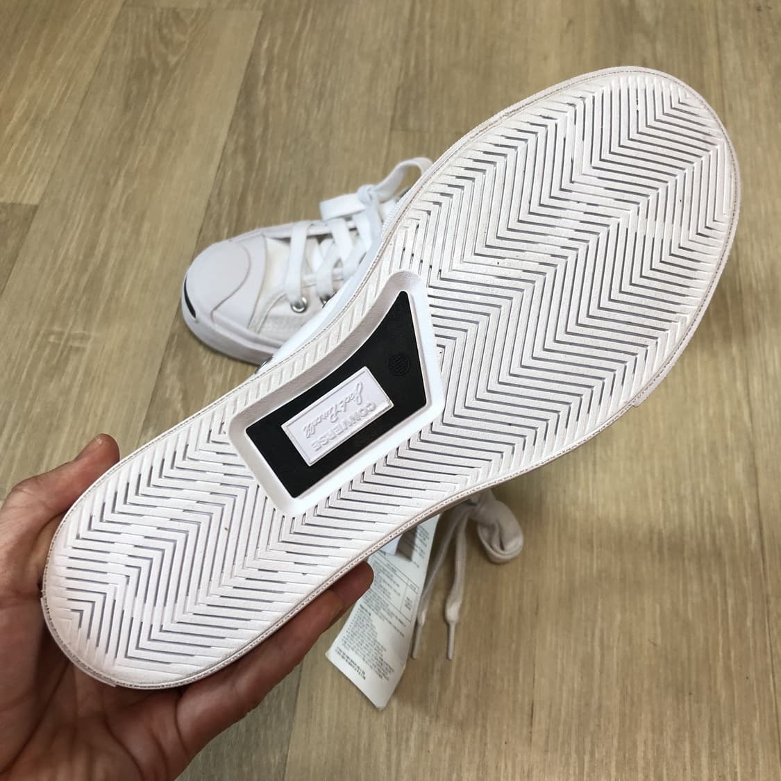 (240) 새상품 컨버스 CONVERSE 잭퍼셀 클래식 화이트 상품이미지4