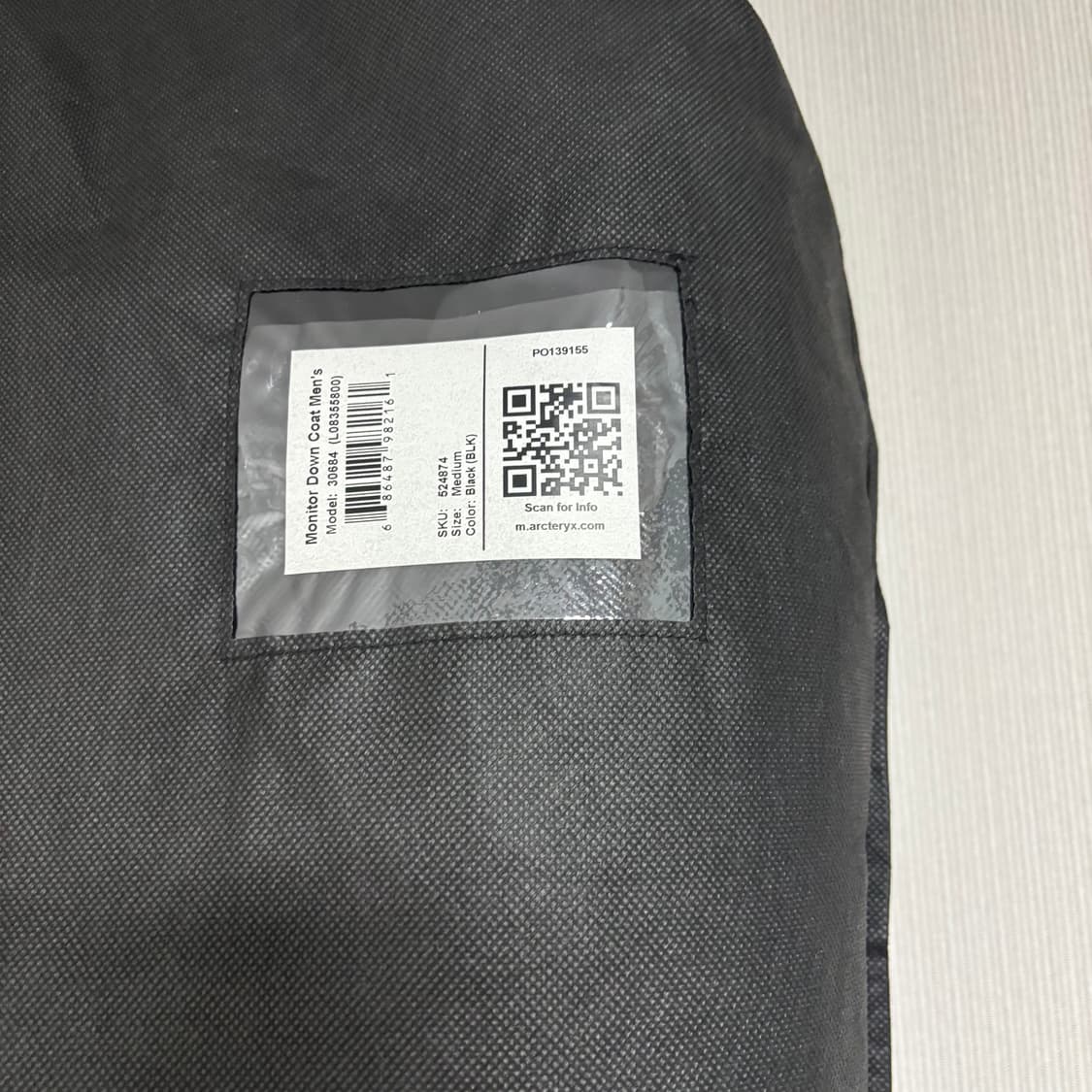 베일런스 모니터 다운 코트 블랙 상품이미지8
