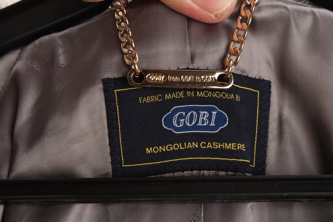 우먼S 고비 캐시미어 폭스퍼 로브 코트 상품이미지8