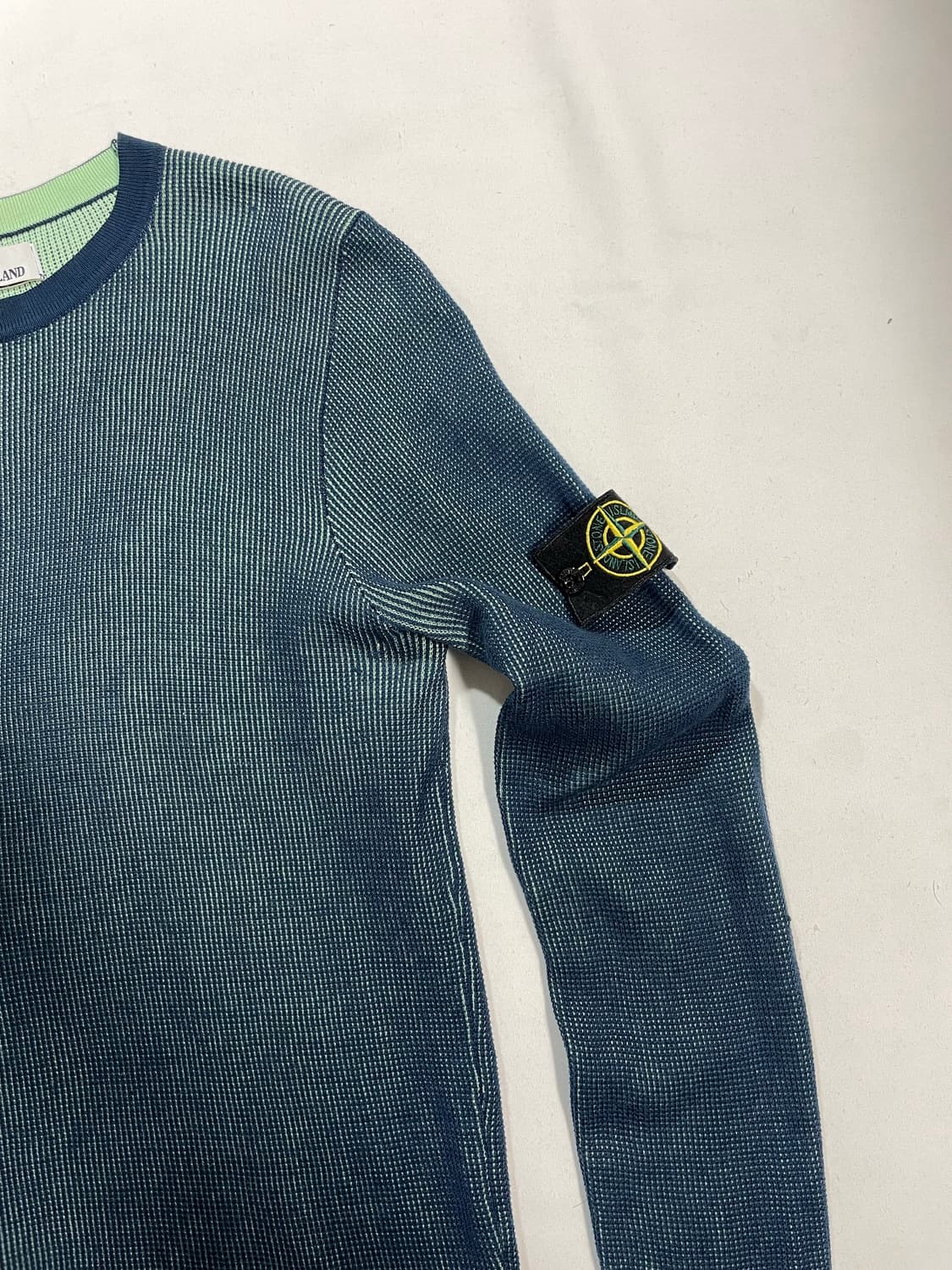 스톤아일랜드 17fw 투톤 와플 코튼니트 상품이미지4