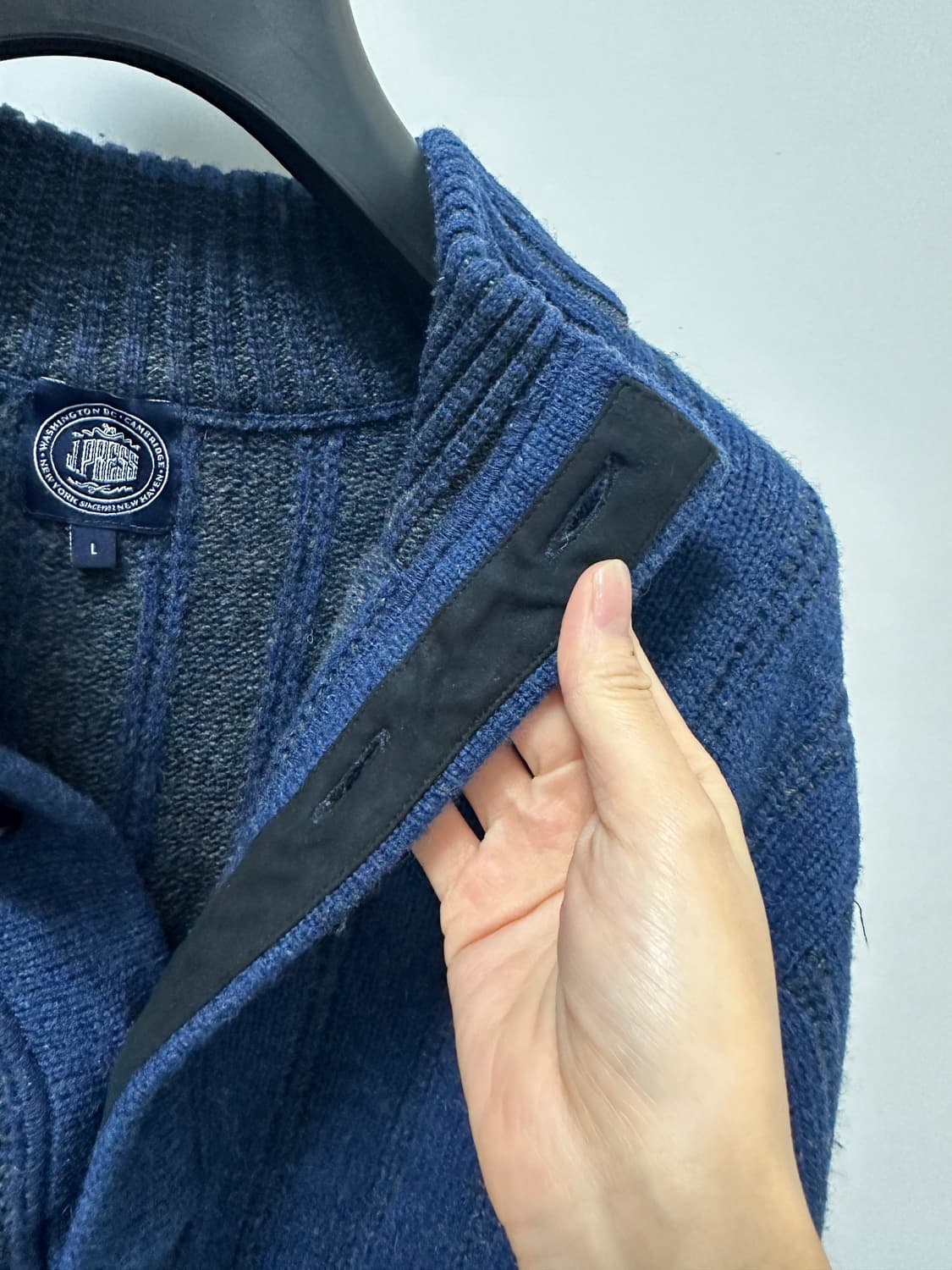 제이프레스 남성 L사이즈 버튼넥 니트 상품이미지6