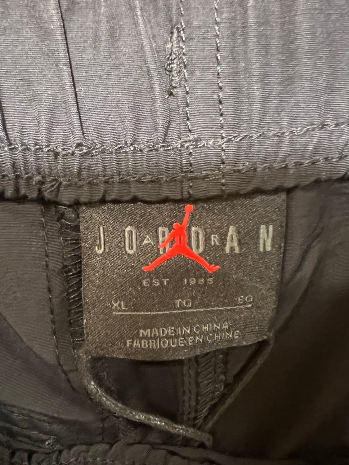 조던 아노락 셋업 빈티지워싱 블랙 상품이미지9