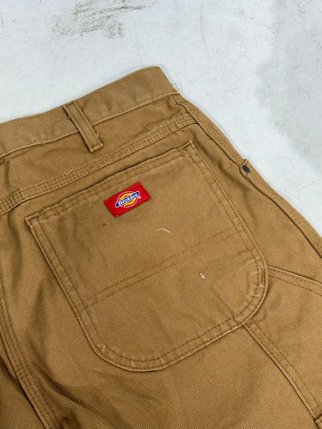 디키즈 베이지 캔버스 된장 카펜터 워크 와이드 데님 팬츠 32 상품이미지6