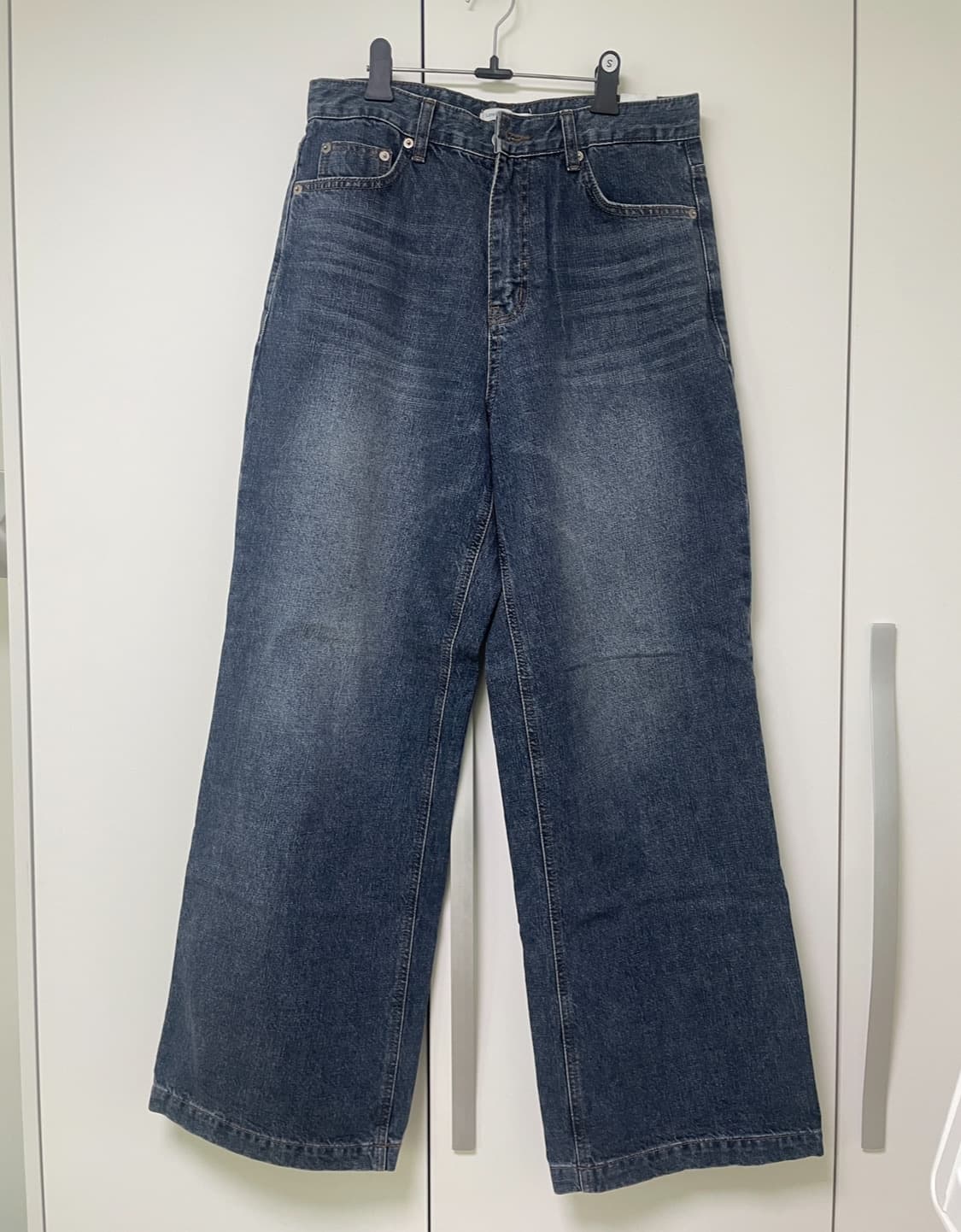 로우클래식 LOOSE-FIT JEANS_GREY BLUE 루즈핏 진 M 상품이미지4