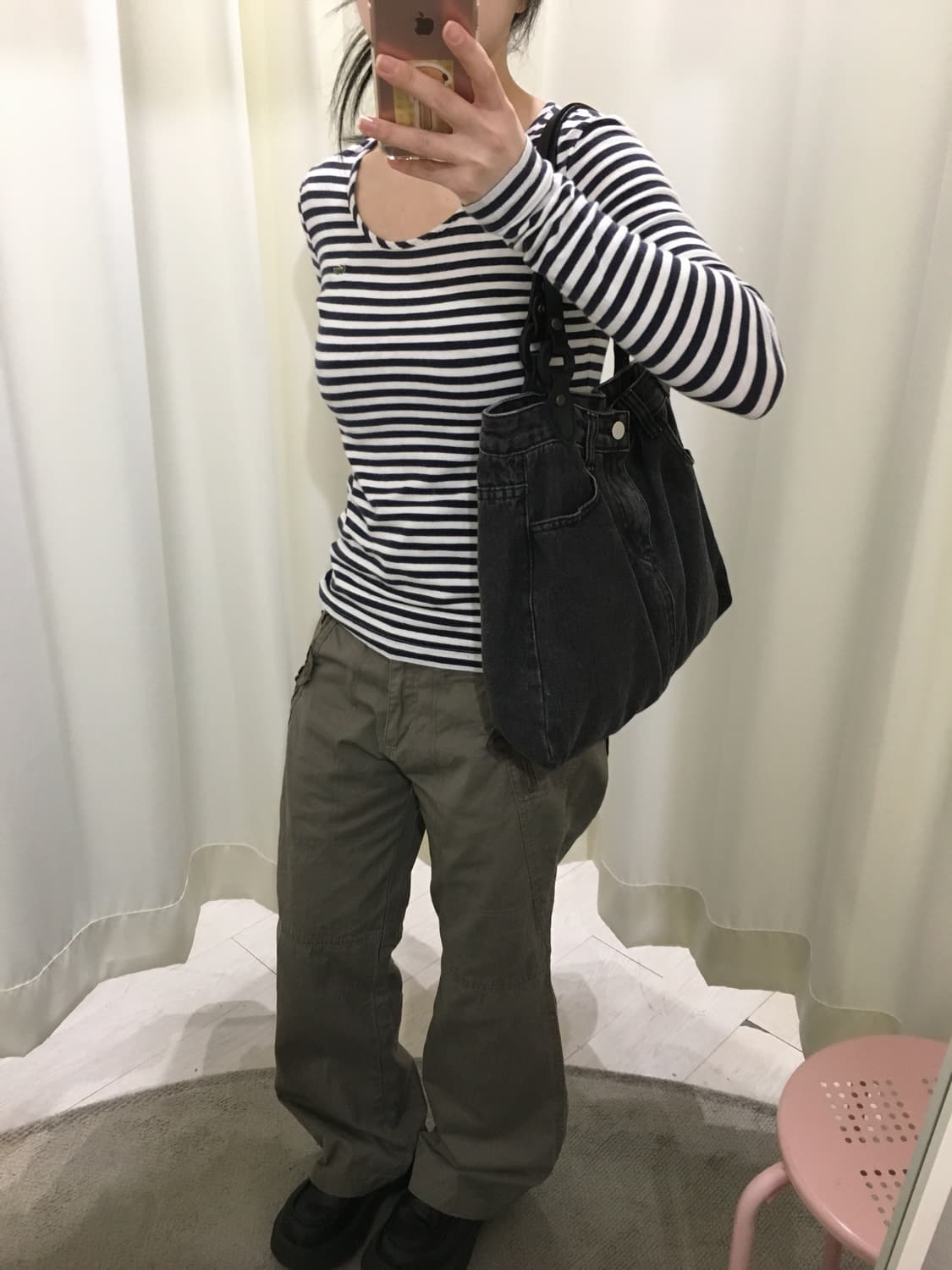 y2k button pants 상품이미지4