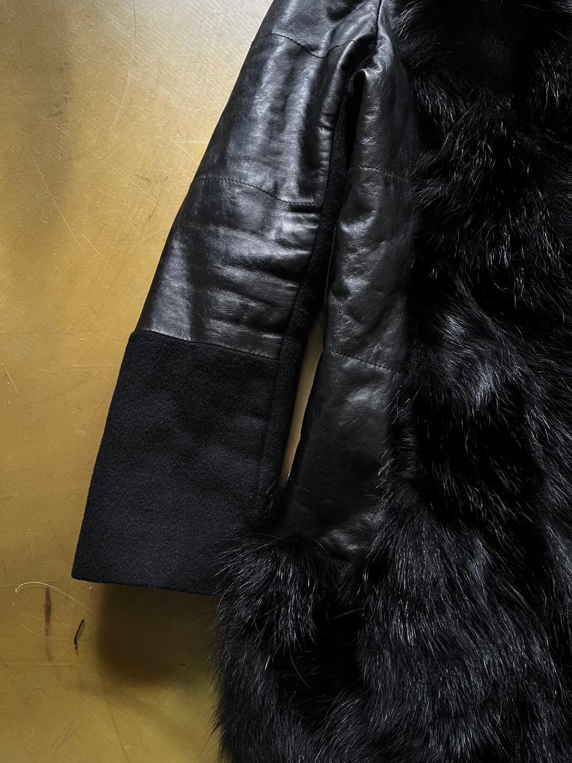 V-Kei Black Real Lamb & Raccoon Fur JK 상품이미지6