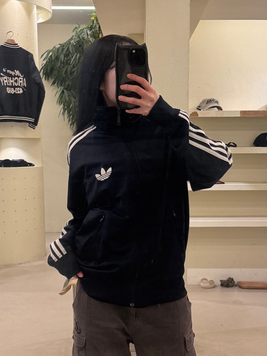 아디다스 파이어버드 블랙 트랙탑 져지 U131 상품이미지1