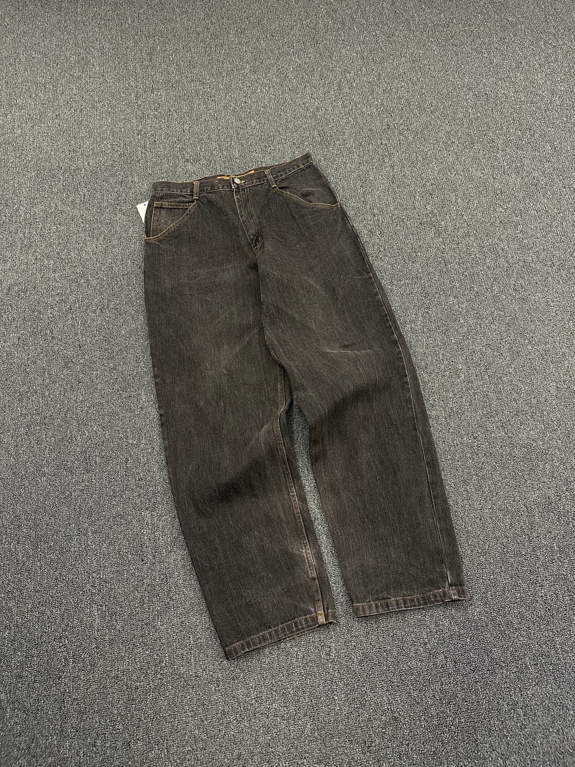 34) SOHK 스쿨오브하드낙 y2k 힙합 흑청 데님팬츠 상품이미지6