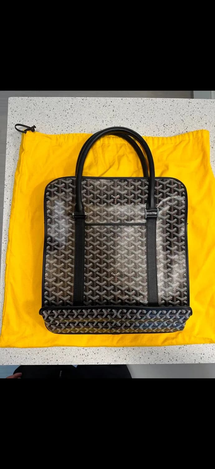 고야드 부르고뉴 토트백 (블랙) 상품이미지1