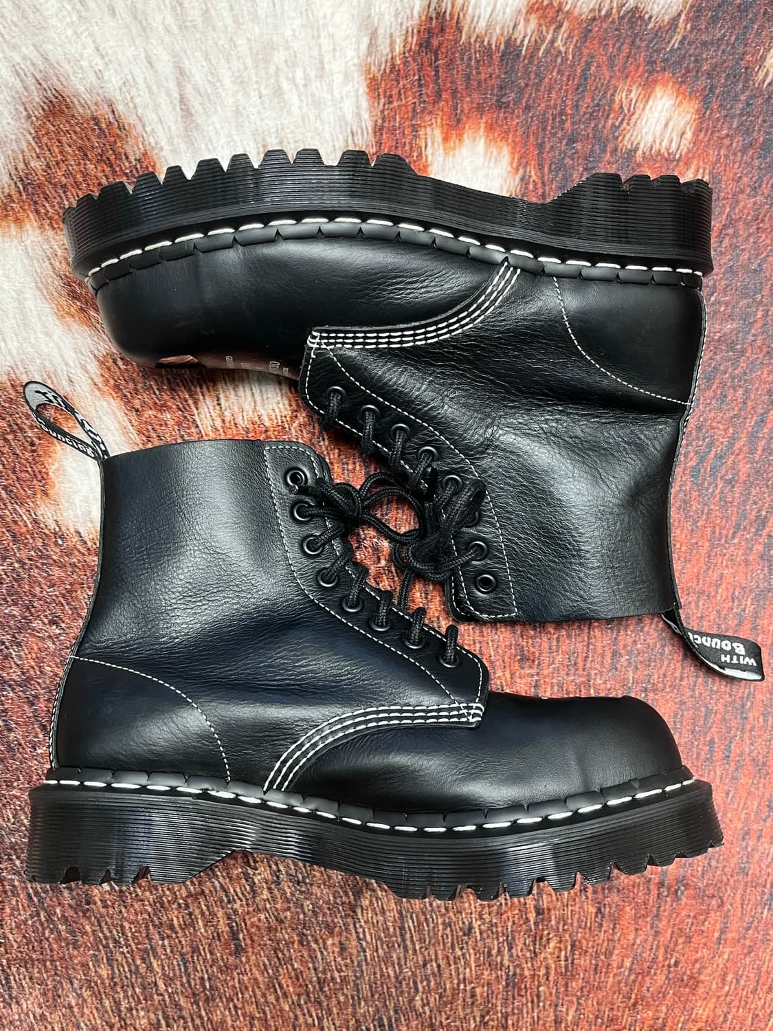 [240] 닥터마틴 1460 ST 오버드라이브 스틸토 블랙 8홀 부츠 상품이미지2